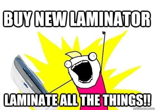 Can you laminate it? Can you laminate it?